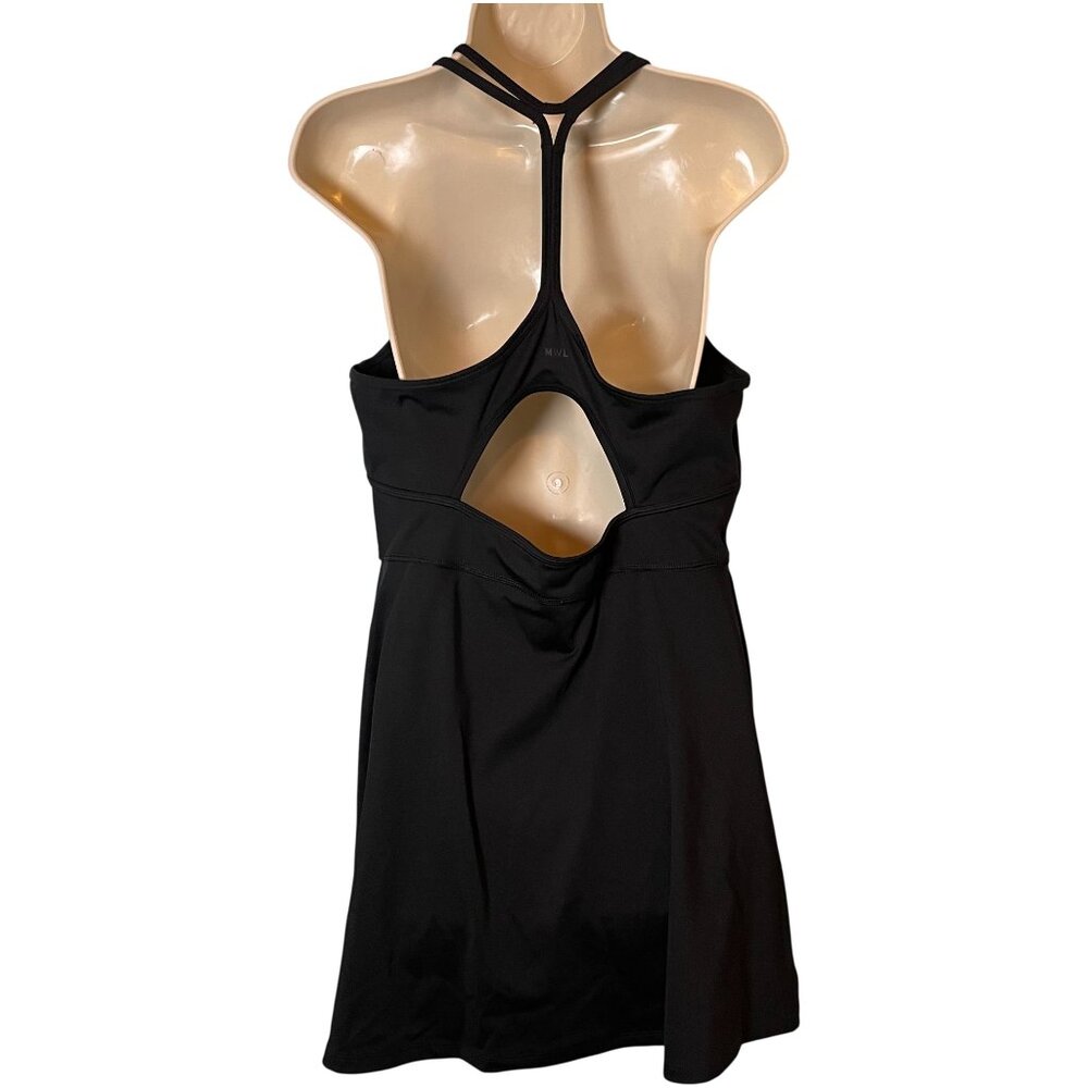 Madewell MWL Flex Cutout Athletic Dress Size XL Black Sporty Fitness Tennis Golf - Picture 2 of 9